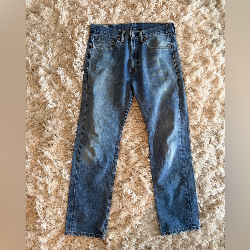 Levi's Men's 505 Straight Blue Jeans 31 x 32